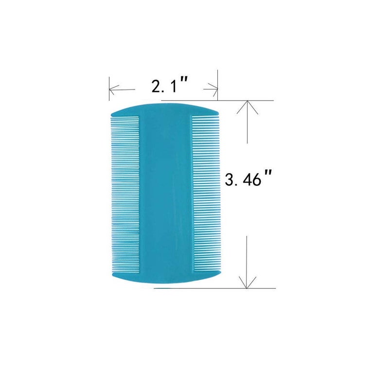 zYoung 4 Pcs Hair Comb Double Sided Fine Tooth Combs - Image 3